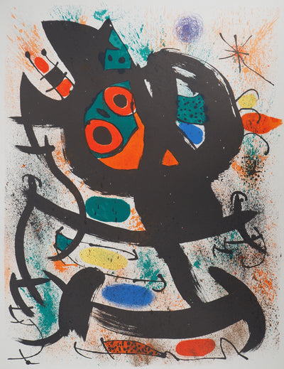 Joan MIRO : Pasadena Art Museum, Affiche originale (photo de détail 2) - Crédit photo : Galerie Art.Paris