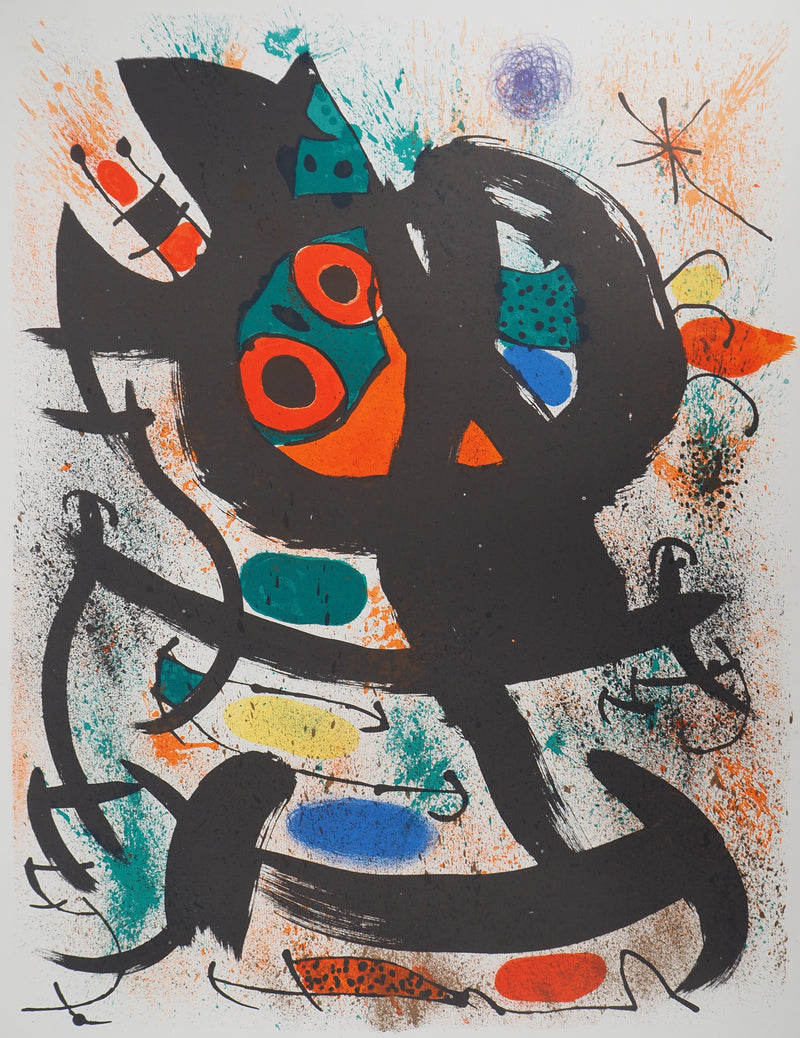 Joan MIRO : Pasadena Art Museum, Affiche originale (photo de détail 2) - Crédit photo : Galerie Art.Paris