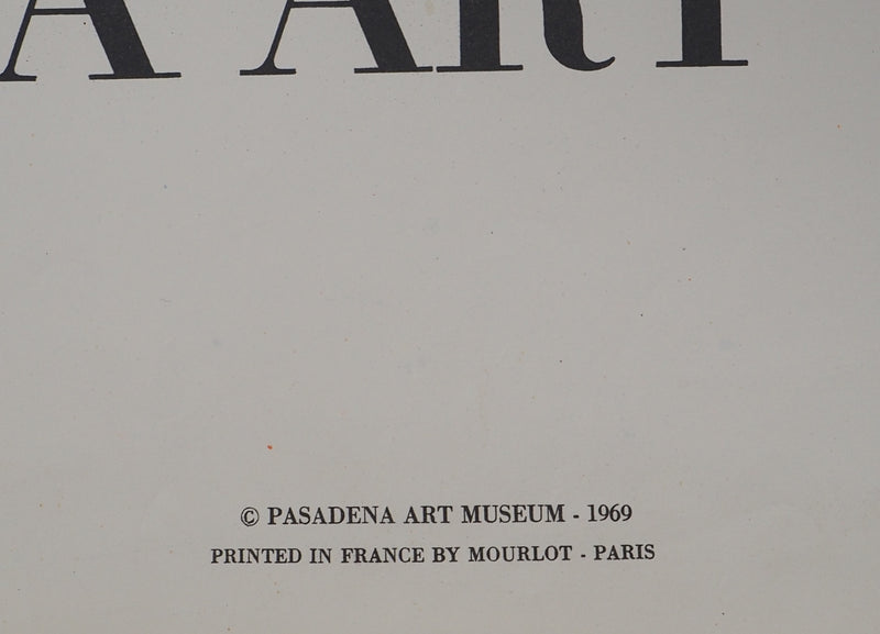 Joan MIRO : Pasadena Art Museum, Affiche originale (photo de détail 6) - Crédit photo : Galerie Art.Paris