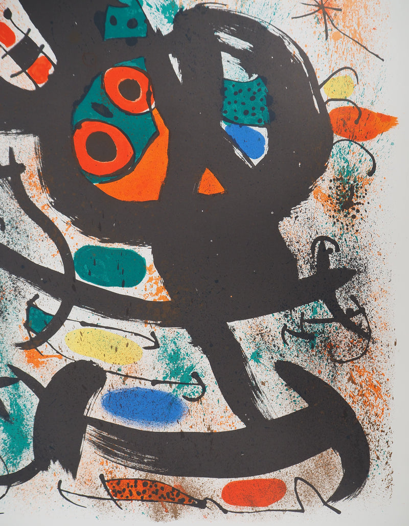 Joan MIRO : Pasadena Art Museum, Affiche originale (photo de détail 3) - Crédit photo : Galerie Art.Paris