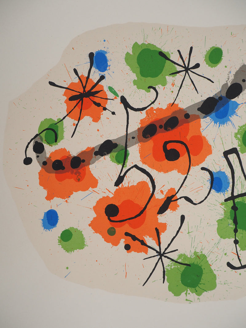 Joan MIRO : Composition rouge, Préface de 52 affiches, Affiche originale (photo de détail 5) - Crédit photo : Galerie Art.Paris