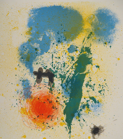 Joan MIRO : Composition bleue et jaune étoilée, Préface de 52 affiches, Affiche originale (photo de détail 3) - Crédit photo : Galerie Art.Paris