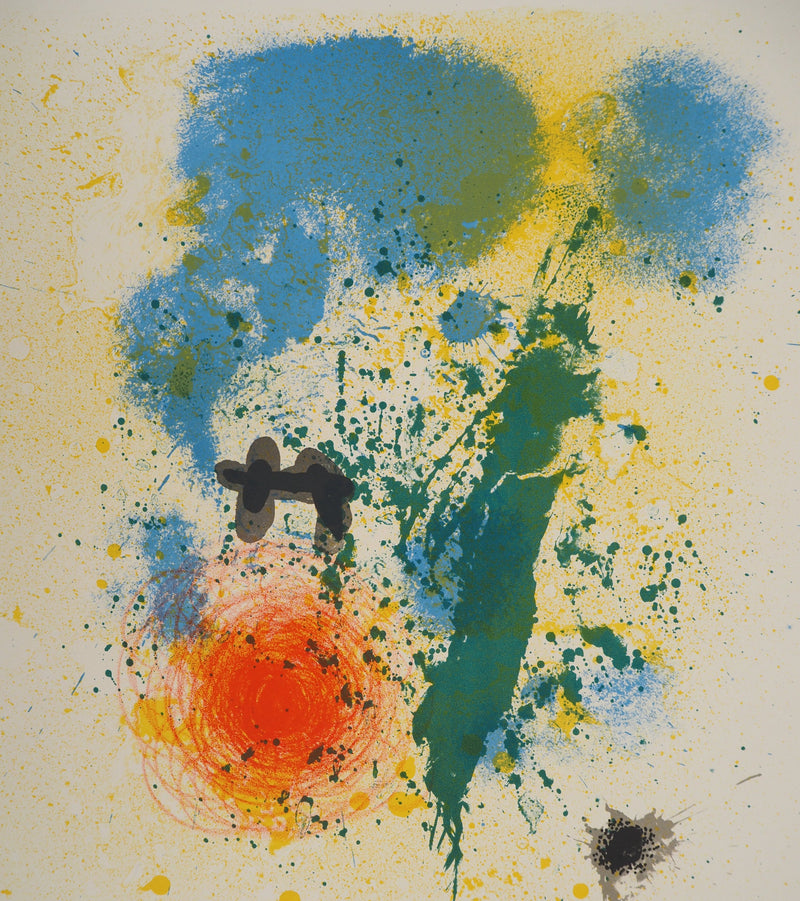 Joan MIRO : Composition bleue et jaune étoilée, Préface de 52 affiches, Affiche originale (photo de détail 3) - Crédit photo : Galerie Art.Paris