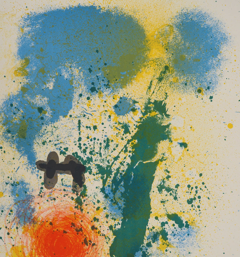 Joan MIRO : Composition bleue et jaune étoilée, Préface de 52 affiches, Affiche originale (photo de détail 5) - Crédit photo : Galerie Art.Paris