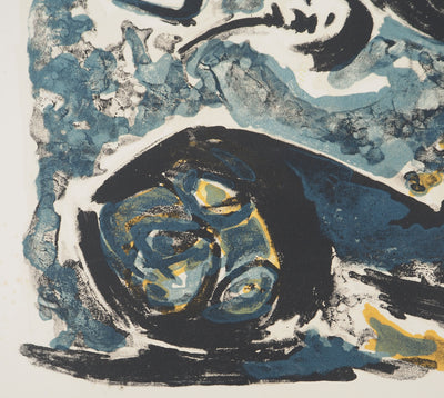 Antonio GUANSE : La lune bleue, Lithographie originale (photo de détail 3) - Crédit photo : Galerie Art.Paris