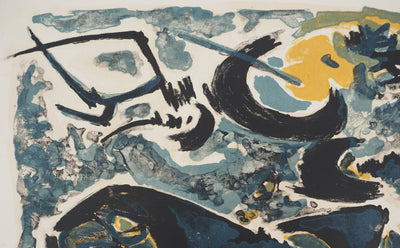 Antonio GUANSE : La lune bleue, Lithographie originale (photo de détail 5) - Crédit photo : Galerie Art.Paris
