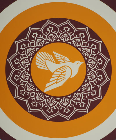 Shepard FAIREY : Peace Dove, Sérigraphie originale (photo de détail 4) - Crédit photo : Galerie Art.Paris