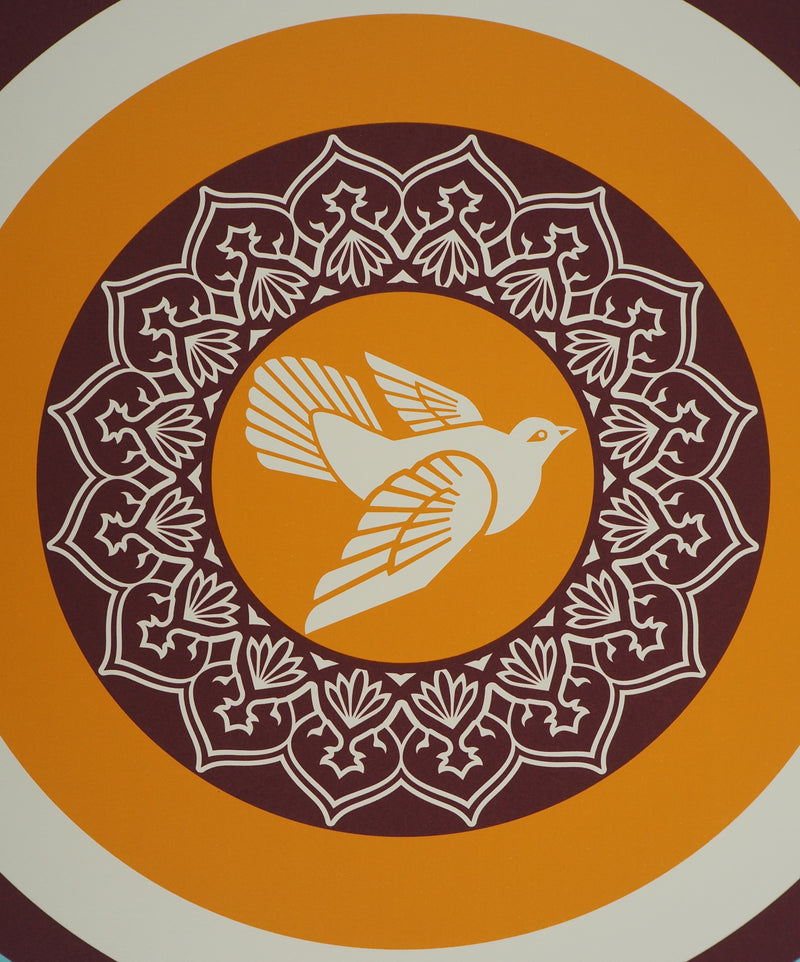Shepard FAIREY : Peace Dove, Sérigraphie originale (photo de détail 4) - Crédit photo : Galerie Art.Paris