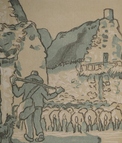 Camille PISSARRO : Le berger, Gravure originale (photo de détail 4) - Crédit photo : Galerie Art.Paris