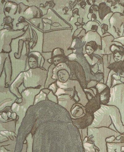 Camille PISSARRO : Au marché, Gravure originale (photo de détail 5) - Crédit photo : Galerie Art.Paris
