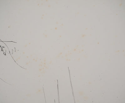 Maurice GENIS : Sous le soleil du sud, Dessin original (photo de détail 4) - Crédit photo : Galerie Art.Paris