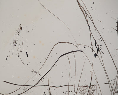 Maurice GENIS : Soleil et aloès, Dessin original (photo de détail 4) - Crédit photo : Galerie Art.Paris