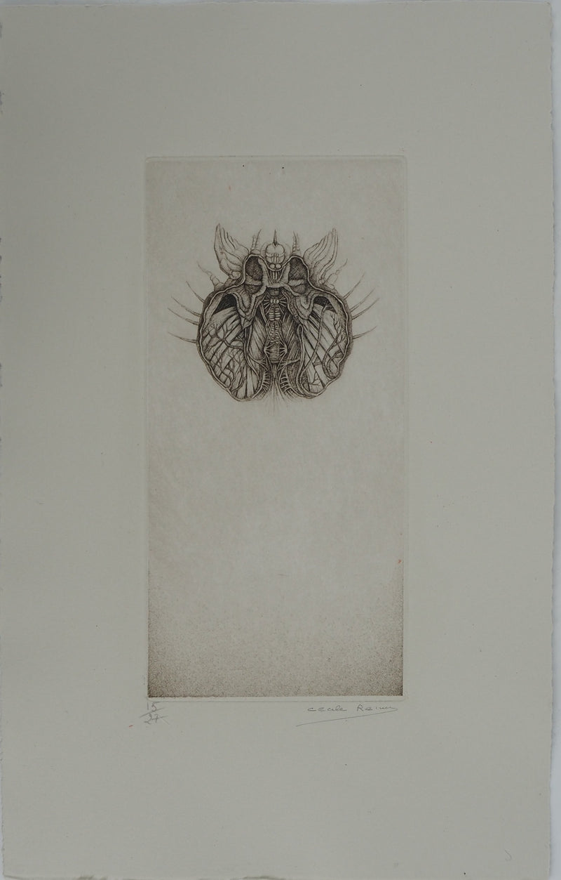 Cécile REIMS : Mutation, Gravure originale (vue générale) - Crédit photo : Galerie Art.Paris