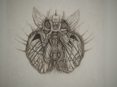 Cécile REIMS : Mutation, Gravure originale (photo de détail 5) - Crédit photo : Galerie Art.Paris