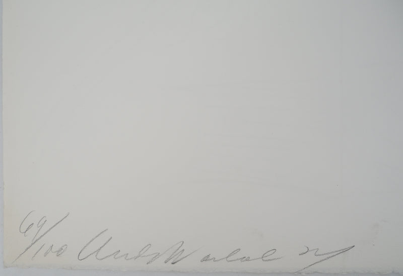 Andy WARHOL : Flowers, Sérigraphie originale signée