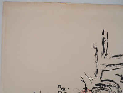 Marc CHAGALL : Offrande de fleurs, Lithographie originale signée