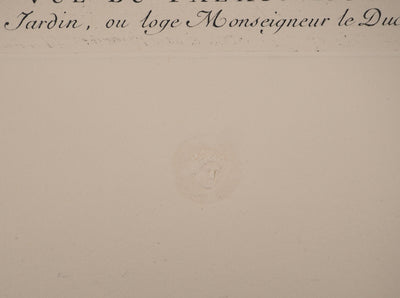 Jacques RIGAUD :, Gravure originale (photo de détail 4) - Crédit photo : Galerie Art.Paris