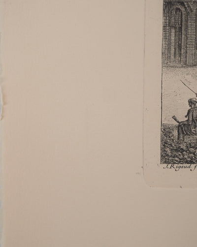 Jacques RIGAUD :, Gravure originale (photo de détail 5) - Crédit photo : Galerie Art.Paris