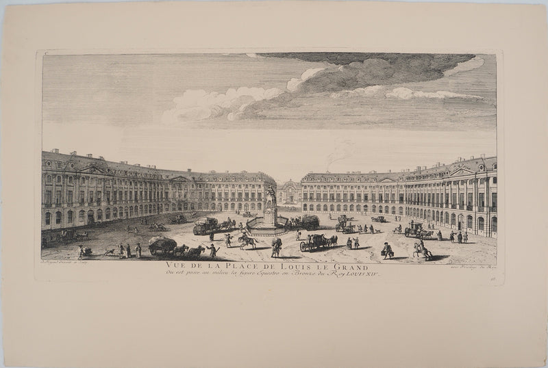 Jacques RIGAUD :, Gravure originale (vue générale) - Crédit photo : Galerie Art.Paris