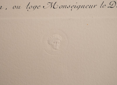 Jacques RIGAUD :, Gravure originale (photo de détail 4) - Crédit photo : Galerie Art.Paris