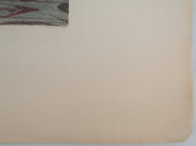 Antoine WATTEAU :, Gravure originale (photo de détail 5) - Crédit photo : Galerie Art.Paris