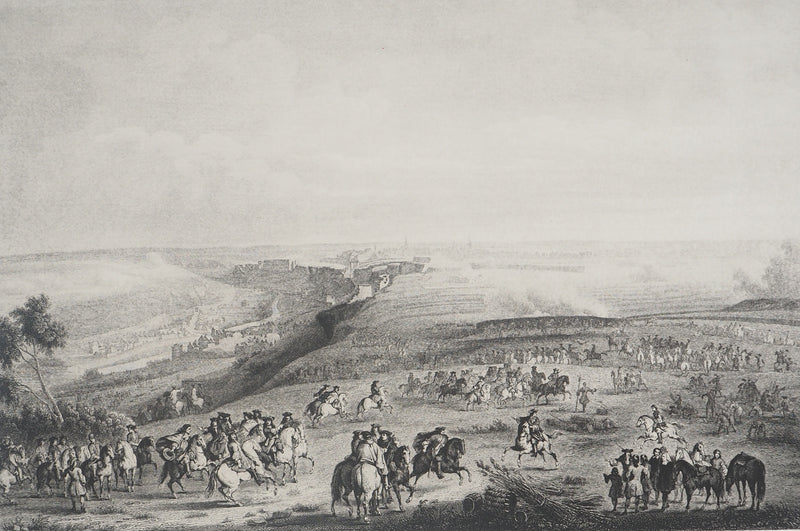 Adam Frans VAN DER MEULEN :, Gravure originale (photo de détail 2) - Crédit photo : Galerie Art.Paris