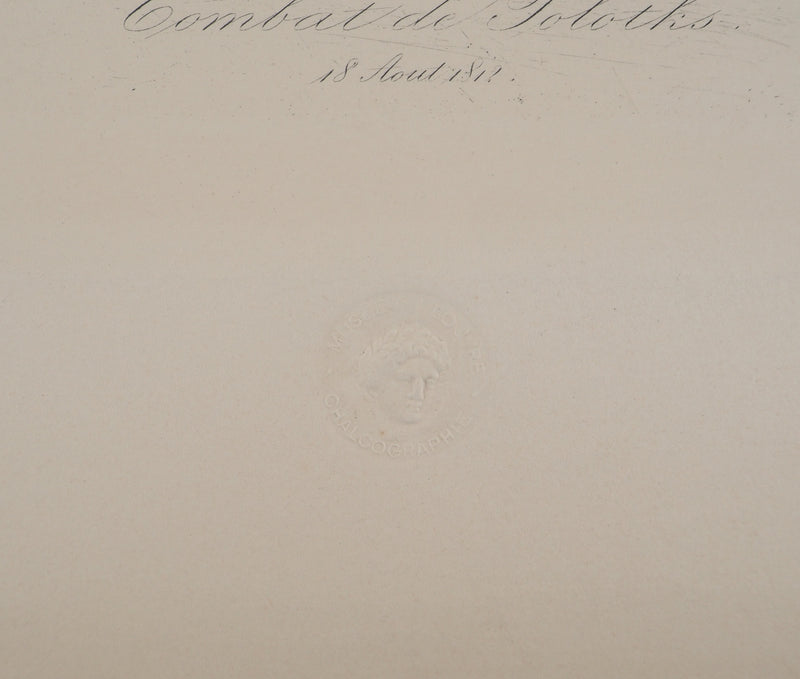 Jean-Charles LANGLOIS :, Gravure originale (photo de détail 4) - Crédit photo : Galerie Art.Paris
