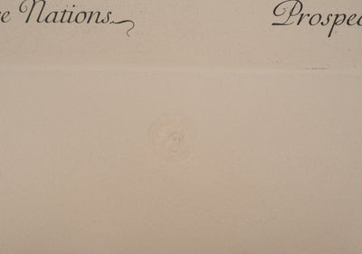 Israël SILVESTRE : Vue du collège des quatre nations, Gravure originale (photo de détail 4) - Crédit photo : Galerie Art.Paris