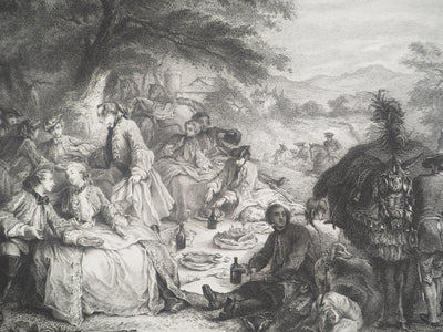 Carle VAN LOO :, Gravure originale (photo de détail 3) - Crédit photo : Galerie Art.Paris