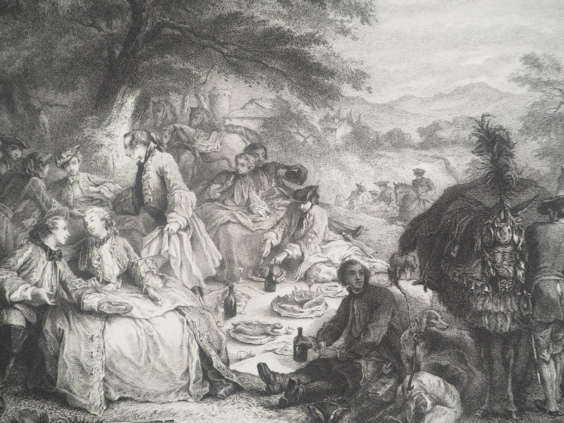 Carle VAN LOO :, Gravure originale (photo de détail 3) - Crédit photo : Galerie Art.Paris