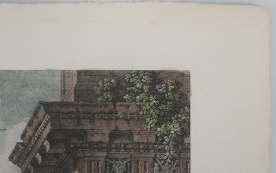 Giovanni Paolo PANNINI :, Gravure originale (photo de détail 4) - Crédit photo : Galerie Art.Paris