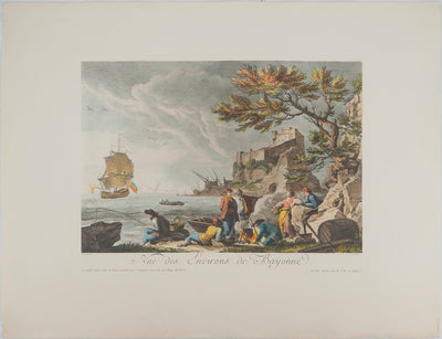 Joseph VERNET :, Gravure originale (vue générale) - Crédit photo : Galerie Art.Paris