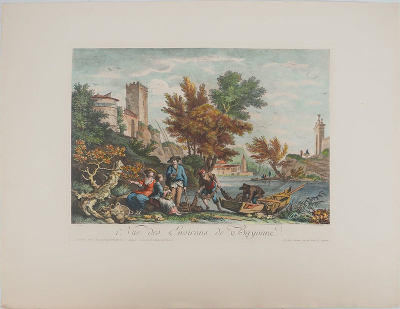 Joseph VERNET :, Gravure originale (vue générale) - Crédit photo : Galerie Art.Paris