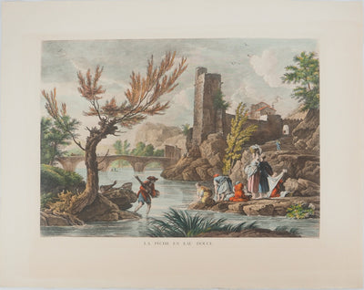 Joseph VERNET :, Gravure originale (vue générale) - Crédit photo : Galerie Art.Paris