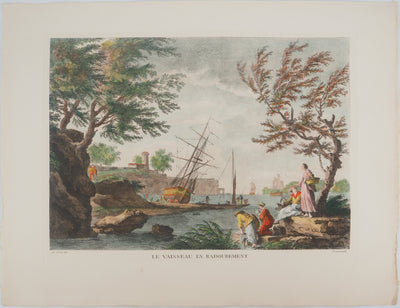 Joseph VERNET :, Gravure originale (vue générale) - Crédit photo : Galerie Art.Paris