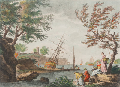 Joseph VERNET :, Gravure originale (photo de détail 2) - Crédit photo : Galerie Art.Paris