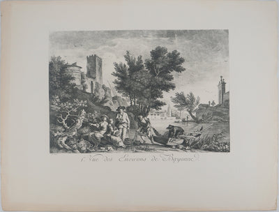 Joseph VERNET :, Gravure originale (vue générale) - Crédit photo : Galerie Art.Paris