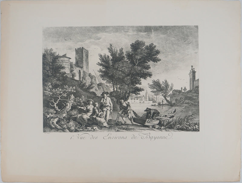 Joseph VERNET :, Gravure originale (vue générale) - Crédit photo : Galerie Art.Paris