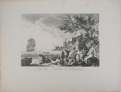 Joseph VERNET :, Gravure originale (vue générale) - Crédit photo : Galerie Art.Paris