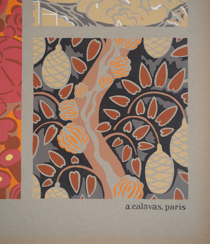 Jacques CAMUS : La cité des palmiers, Lithographie originale (photo de détail 4) - Crédit photo : Galerie Art.Paris