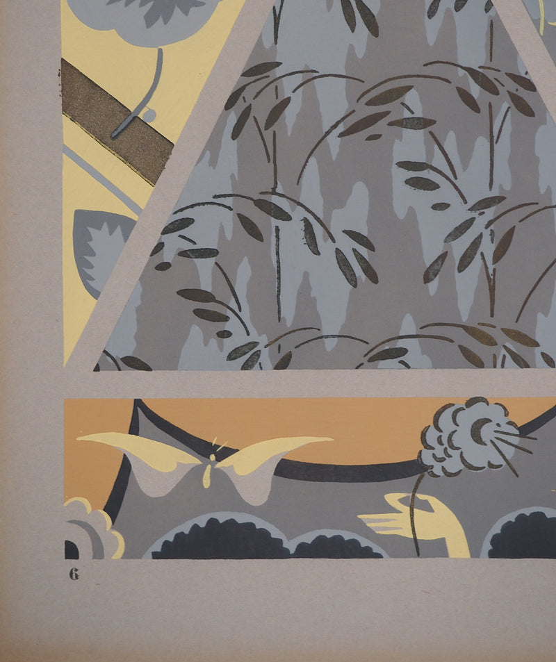 Jacques CAMUS : Le jardin florissant, Lithographie originale (photo de détail 5) - Crédit photo : Galerie Art.Paris