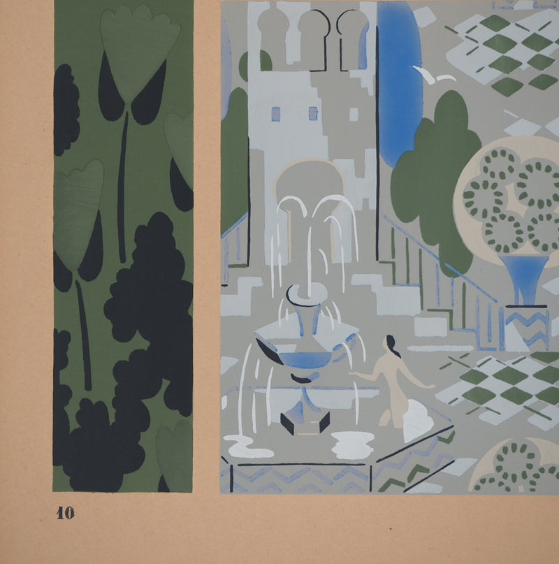 Jacques CAMUS : La cité grise, Lithographie originale (photo de détail 4) - Crédit photo : Galerie Art.Paris