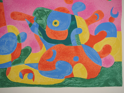 Joan MIRO : Le dragon rouge et bleu, Ubu roi, Lithographie originale (photo de détail 4) - Crédit photo : Galerie Art.Paris
