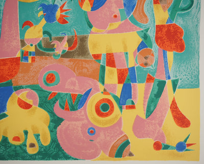Joan MIRO : Les animaux colorés, Ubu roi, Lithographie originale (photo de détail 4) - Crédit photo : Galerie Art.Paris