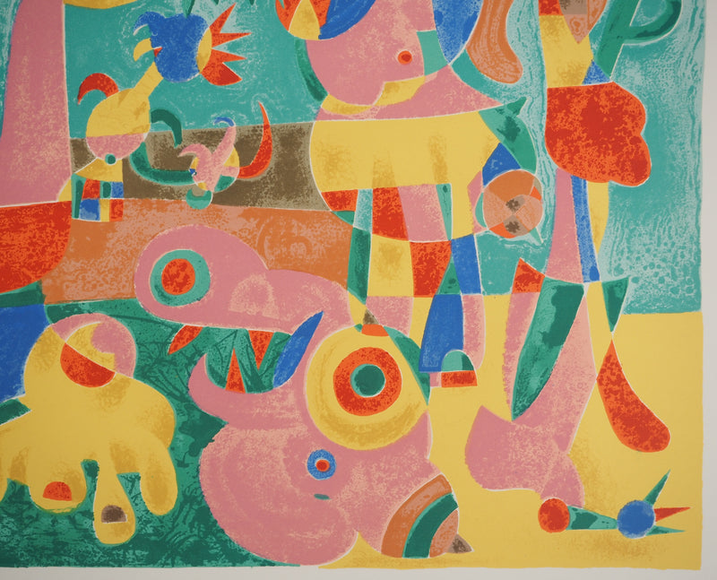 Joan MIRO : Les animaux colorés, Ubu roi, Lithographie originale (photo de détail 4) - Crédit photo : Galerie Art.Paris