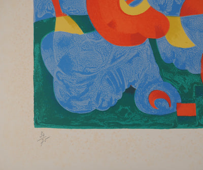 Joan MIRO : La fête du roi, Ubu roi, Lithographie originale (photo de détail 3) - Crédit photo : Galerie Art.Paris