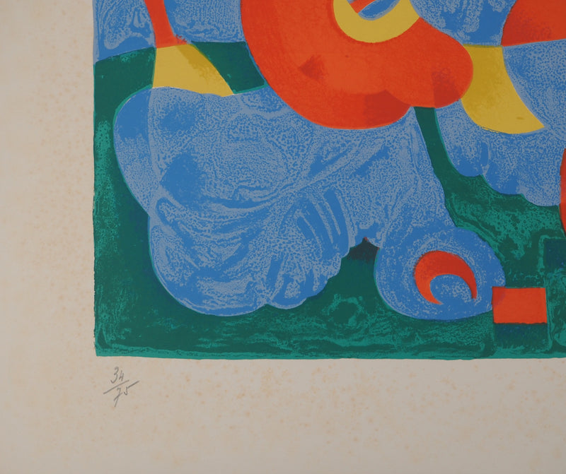 Joan MIRO : La fête du roi, Ubu roi, Lithographie originale (photo de détail 3) - Crédit photo : Galerie Art.Paris