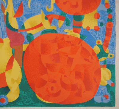 Joan MIRO : La fête du roi, Ubu roi, Lithographie originale (photo de détail 4) - Crédit photo : Galerie Art.Paris