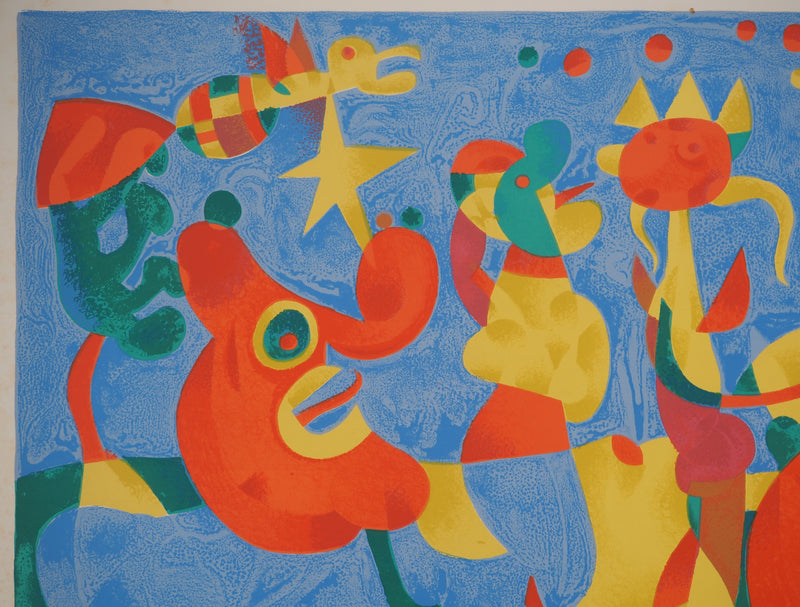 Joan MIRO : La fête du roi, Ubu roi, Lithographie originale (photo de détail 5) - Crédit photo : Galerie Art.Paris