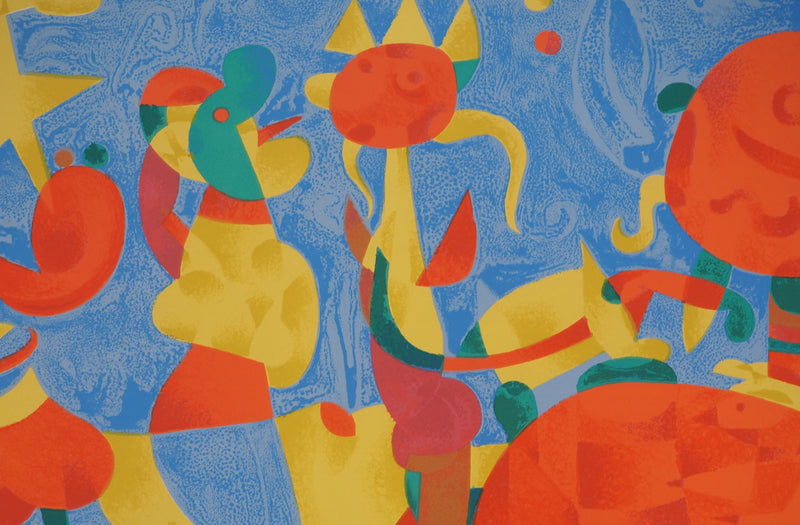 Joan MIRO : La fête du roi, Ubu roi, Lithographie originale (photo de détail 6) - Crédit photo : Galerie Art.Paris